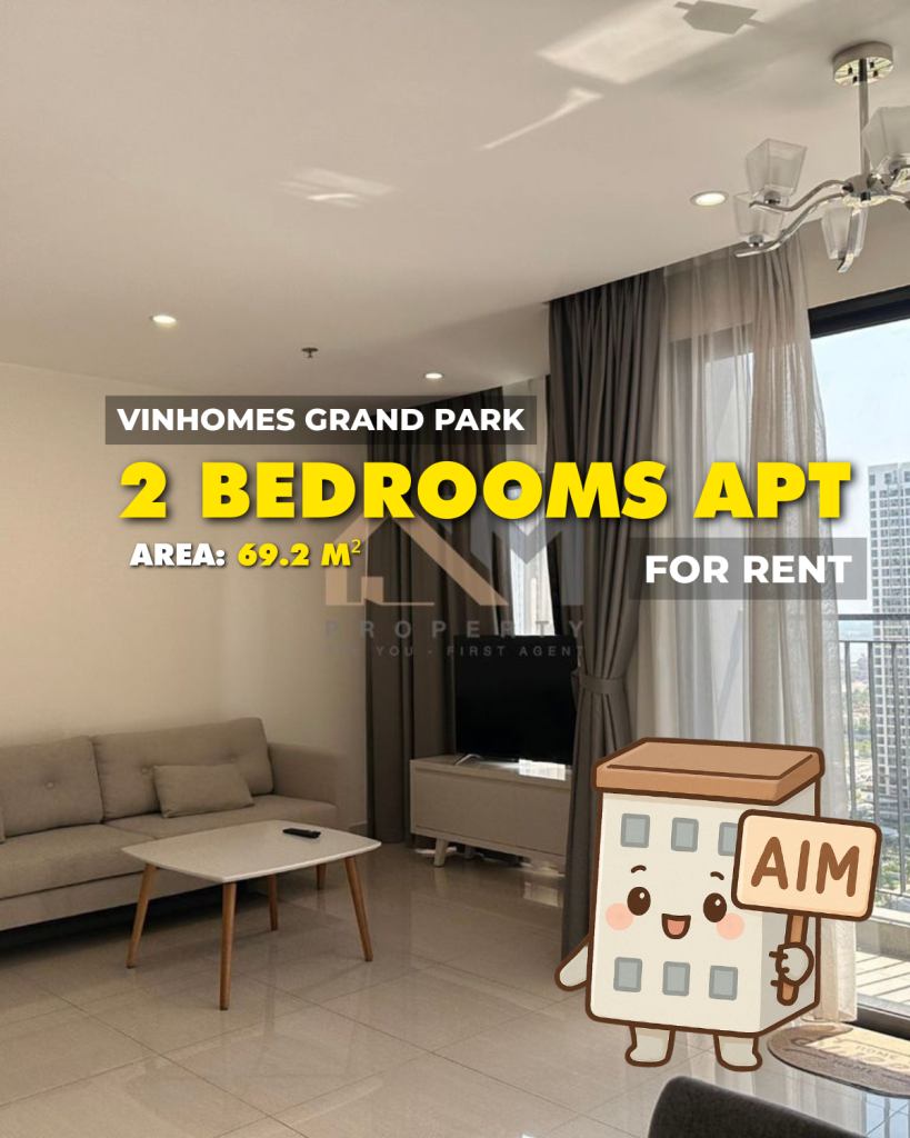 🏠 Thuê căn hộ VHGP TP.Thủ Đức  – 2PN Full nội thất – Giá chỉ 10 triệu/tháng